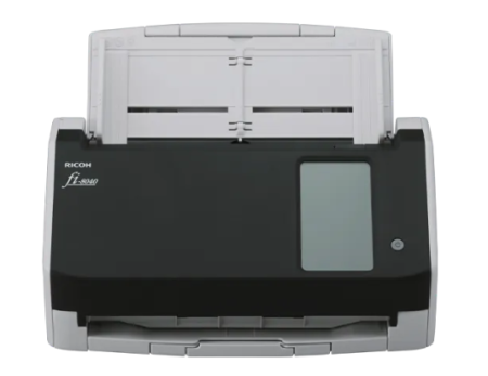 Сканер Ricoh scanner fi-8040 (Сканер уровня рабочей группы, 40 стр/мин, 800 изобр/мин, А4, двустороннее устройство АПД, USB 3.2, 4,3-дюймовый дисплей с сенсорным управлением)