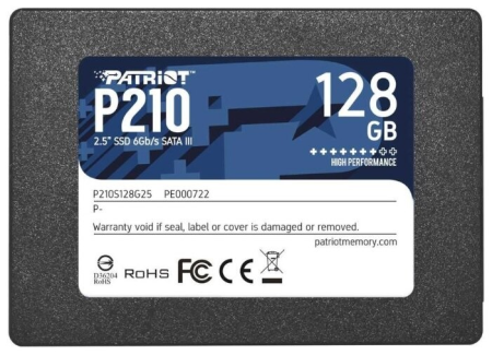 Накопитель SSD Patriot SATA III 128Gb P210S128G25 P210 2.5"