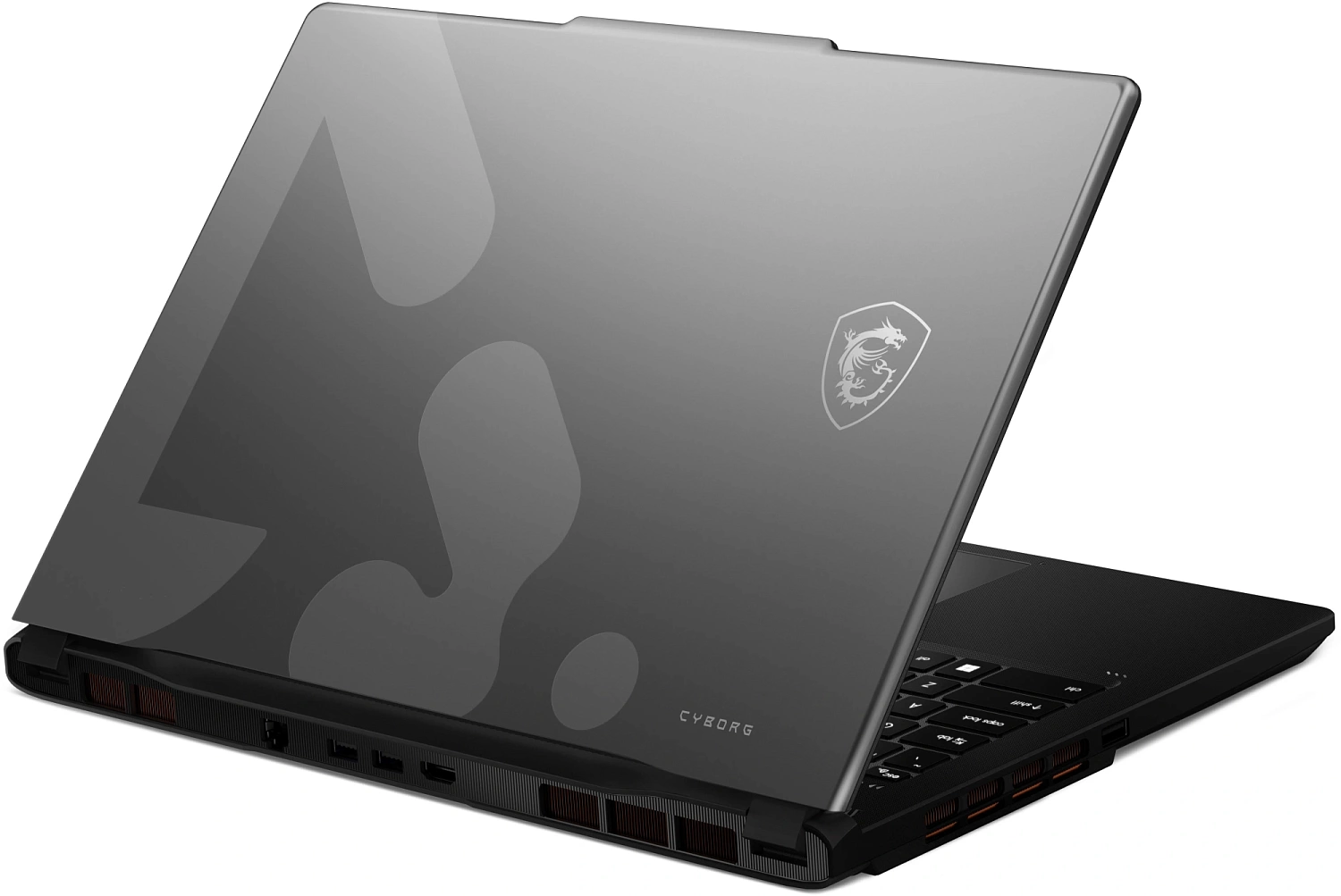 ноутбук MSI Cyborg 15 Max C2WG Core 7-240H 15.6" FHD (1920*1080),144Hz IPS DDR5 16GB ,512GB SSD,NV RTX 5070 (8GB GDDR7),60Whr,2,3kg,1y,Dos,Platinum Gray