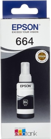 Чернила Epson C13T664198 (аналог C13T66414A) черный 70мл для Epson L100