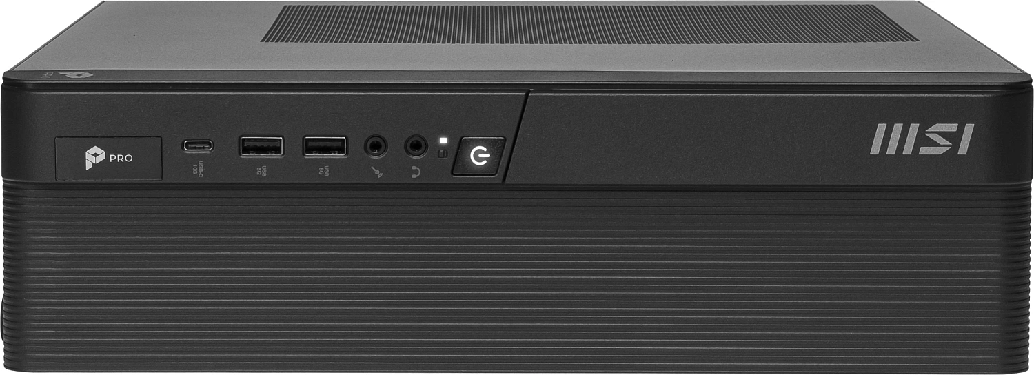 ПК Мини MSI Pro DP80 A14G-035XRU i5 14400 (2.5) 16Gb SSD512Gb Graphics CR без ОС 2xGbitEth WiFi BT 120W черный (9S6-B20821-082)