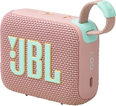 Колонка порт. JBL GO 4 розовый 4.2W 1.0 BT 850mAh (JBLGO4PINK)