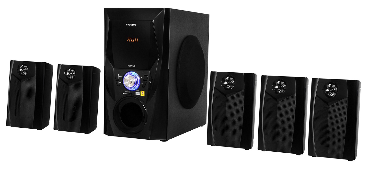 Микросистема Hyundai H-HA540 черный 150Вт FM USB BT SD/MMC/MS