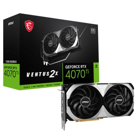 RTX4070Ti VENTUS 2X 12GB OC GDDR6X 192-bit DPx3 HDMI 2FAN RTL