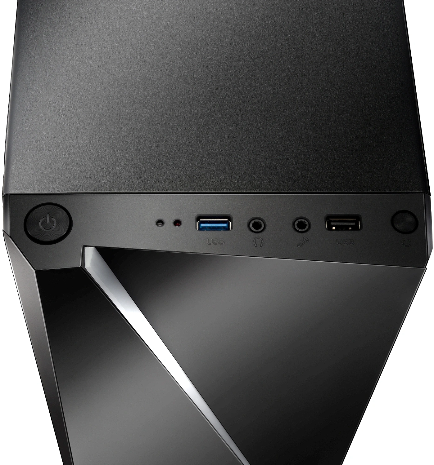 ПК IRU Tactio 320A5GER MT Ryzen 5 5600G (3.9) 16Gb SSD512Gb RGr без ОС GbitEth 500W черный (2106786)