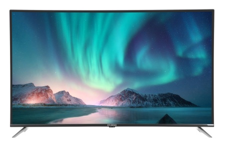 Телевизор LED Hyundai 55" H-LED55EU7008 Android TV черный 4K Ultra HD 60Hz DVB-T2 DVB-C DVB-S2 WiFi Smart TV (RUS)