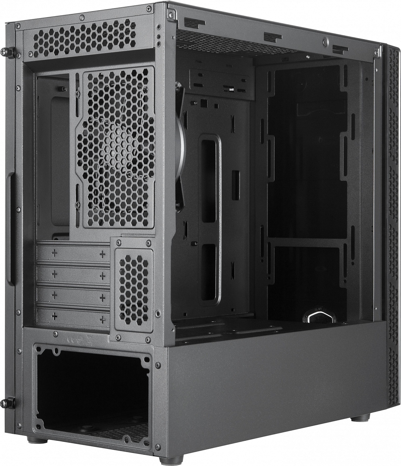 Корпус Cooler Master MasterBox MB400L w/o ODD черный без БП mATX 4x120mm 3x140mm 2xUSB3.0 audio bott PSU