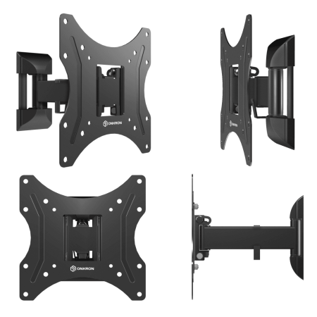 Кронштейн для телевизора Onkron M2S черный 17"-43" макс.35кг настенный поворот и наклон