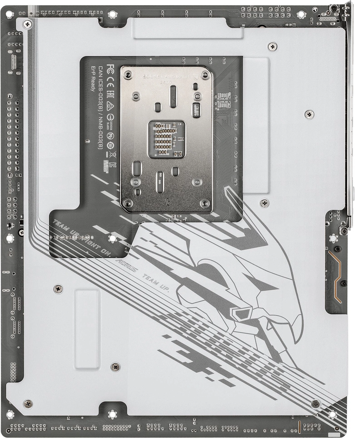 Материнская плата Gigabyte X870E A PRO X ICE Socket AM5 AMD X870E 4xDDR5 ATX AC`97 8ch(7.1) 5Gigabit RAID+HDMI