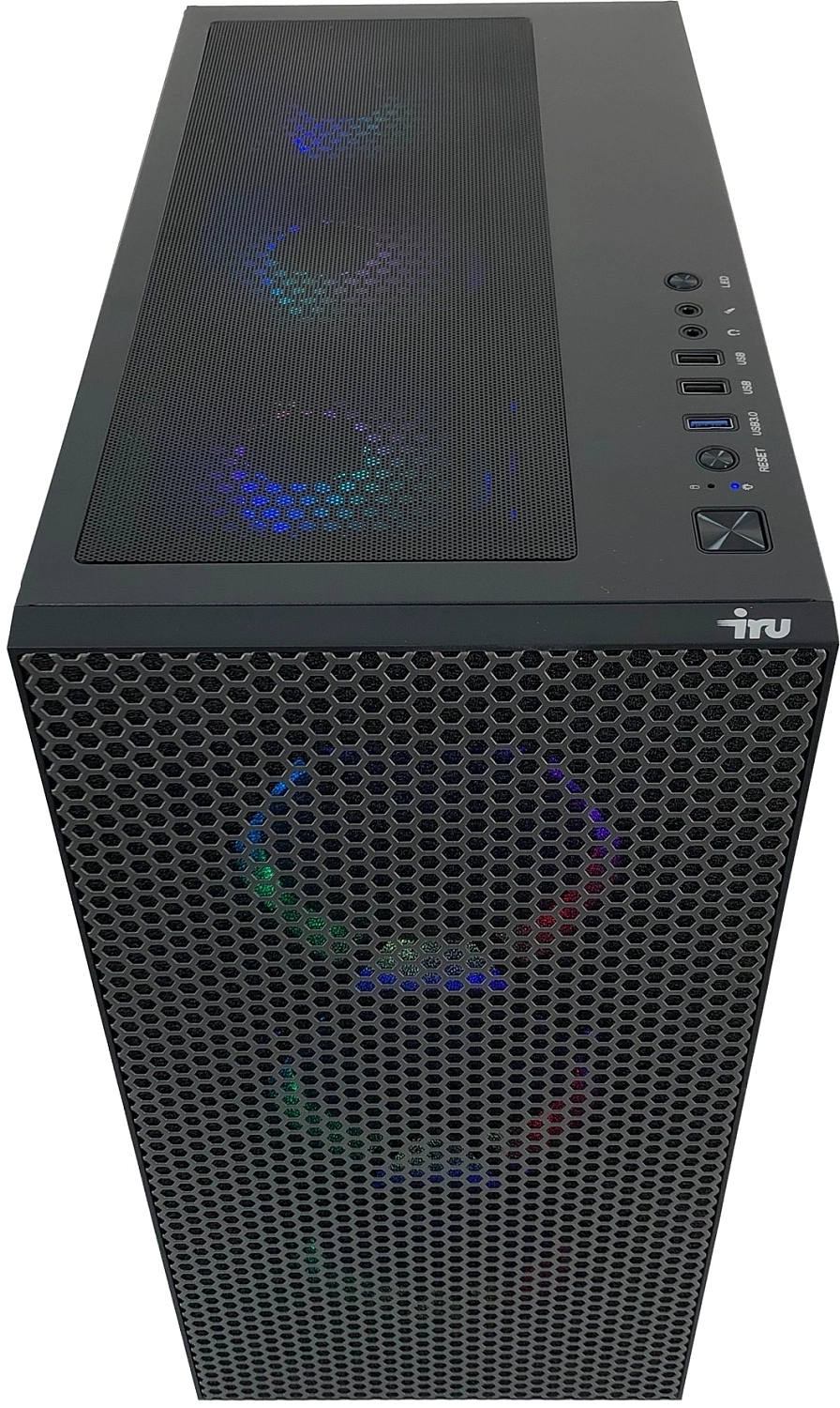 ПК IRU Game 717 TWR i7 10700F (2.9) 32Gb 1Tb 7.2k SSD500Gb RTX3080 8Gb Free DOS GbitEth 750W черный (2029277)