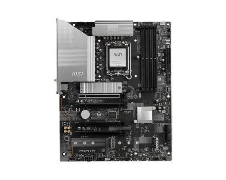 Материнская плата MSI PRO Z890-S WIFI Z890, LGA1851, 4*DDR5, 4*PCIEx16, 1*PCIEx1, 3*M.2, 2*TypeC, 8*USB3.2Gen1, 4*USB2.0, 4*SATA3.0, 2.5G, Thunderbolt4, DP, HDMI, ATX, RTL