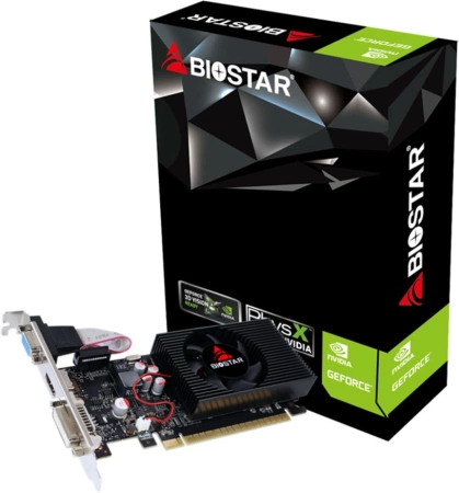 Видеокарта Biostar PCI-E GT730-4GB D3 LP (GF108) NVIDIA GeForce GT 730 4Gb 128bit GDDR3 700/1333 DVIx1 HDMIx1 CRTx1 HDCP Ret