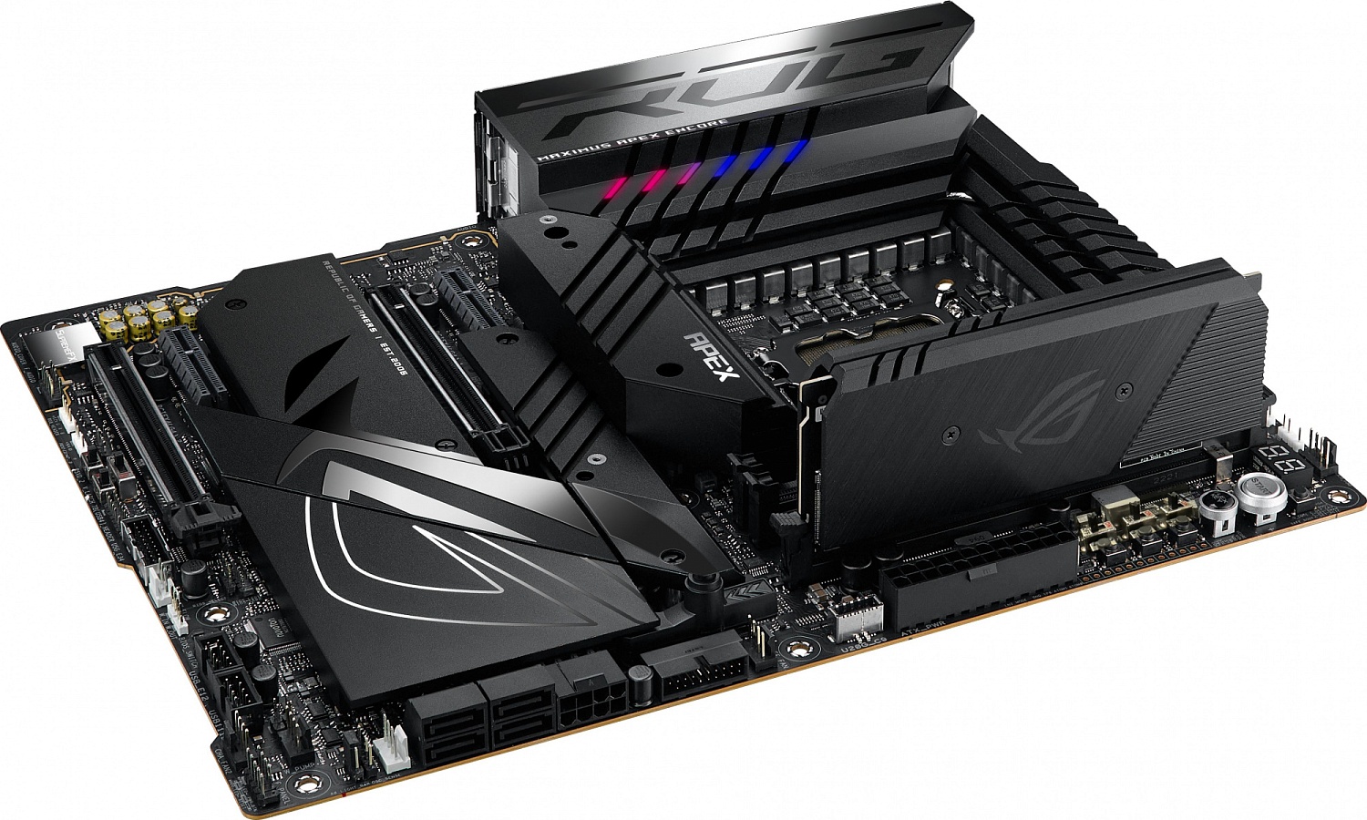 Материнская плата ASUS ROG MAXIMUS Z790 APEX ENCORE, LGA1700, Z790, 4*DDR5, HDMI, 6xSATA3 + RAID, M2, Audio, Gb LAN, USB 3.2, USB 2.0, ATX; 90MB1FX0-M0EAY0