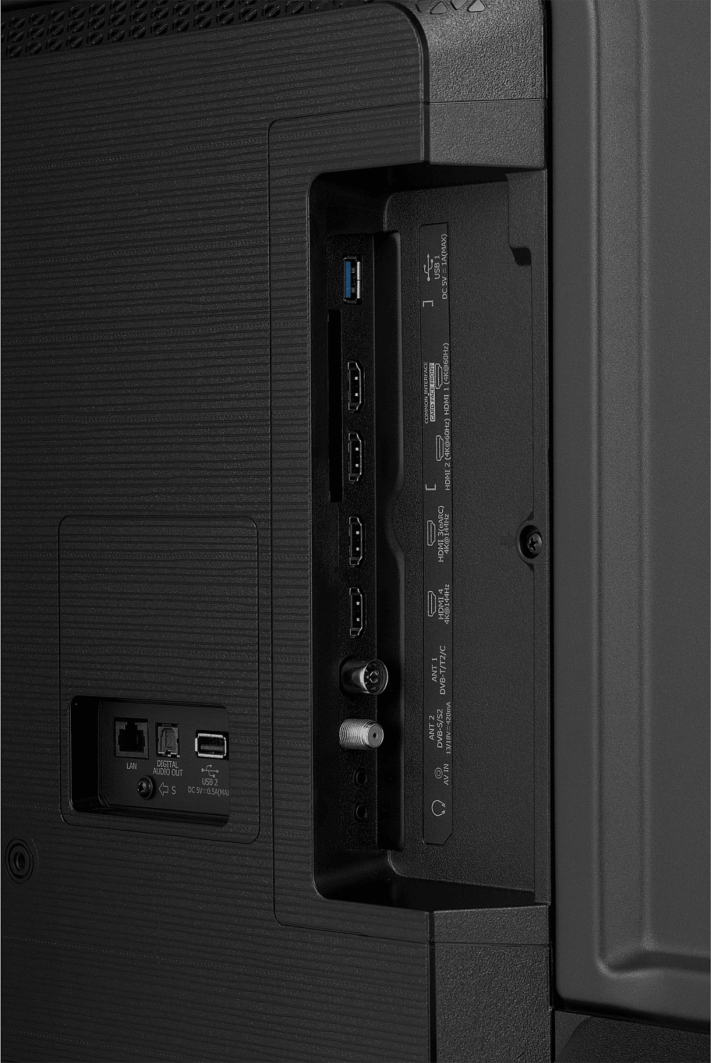 Телевизор QLED Hisense 85" 85E7Q PRO темно-серый 4K Ultra HD 120Hz DVB-T DVB-T2 DVB-C DVB-S DVB-S2 USB WiFi Smart TV