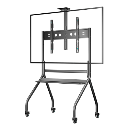 ONKRON стойка для телевизора с кронштейном 60"-120", мобильная, чёрная TS2080