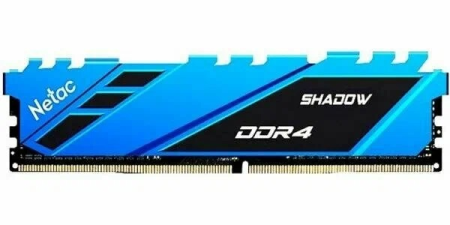 Память DDR4 16GB 2666MHz Netac NTSDD4P26SP-16B Shadow RTL PC4-21300 CL19 DIMM 288-pin 1.2В с радиатором Ret