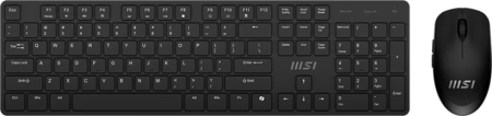 Клавиатура + мышь MSI FORGE K200 W COMBO MS-8ZA4 клав:черный мышь:черный беспроводная (S11-43RU304-Y92)