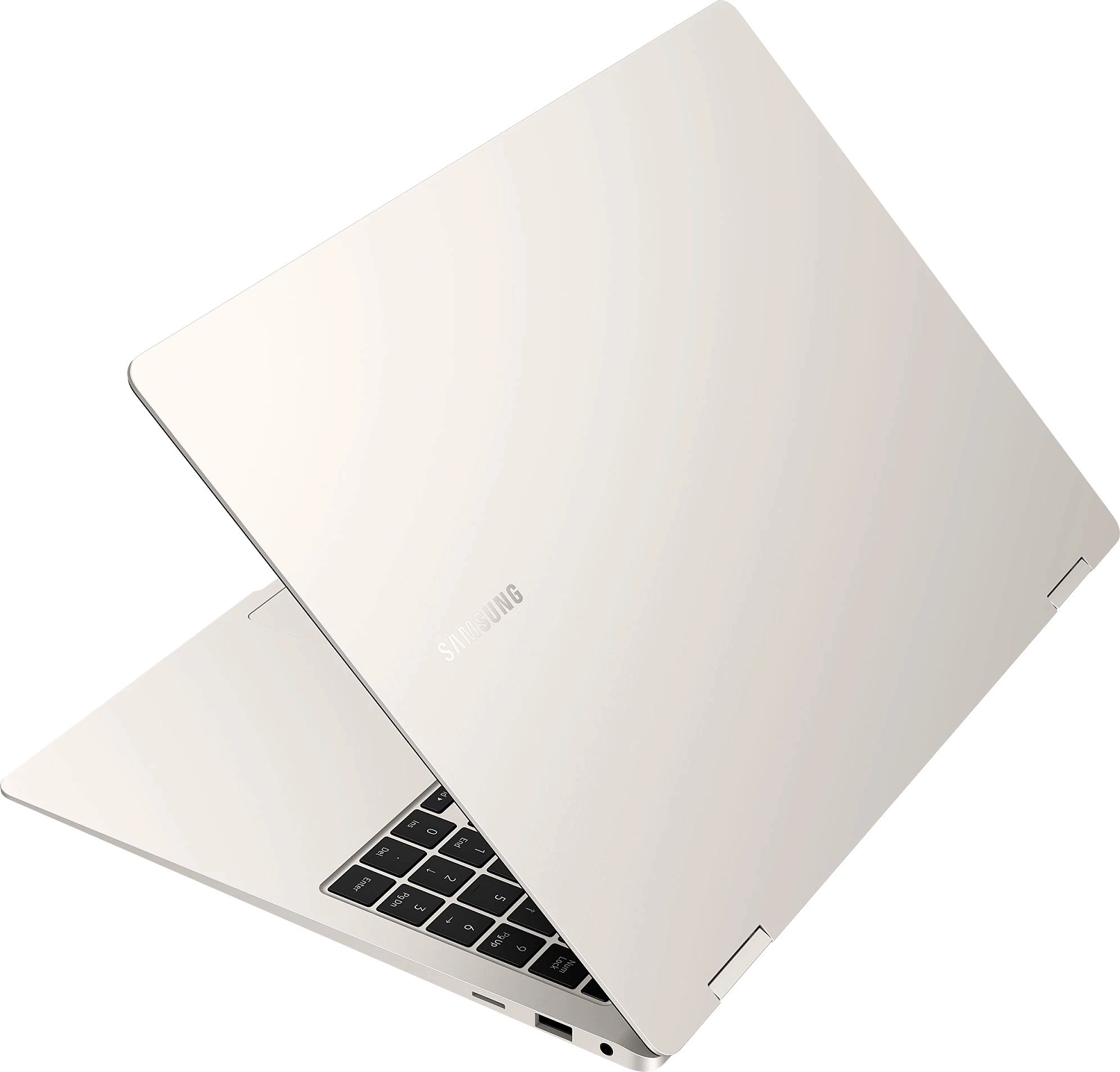 Ноутбук Samsung Galaxy Book 3 Pro 360 NP960 Core i7 1360P 16Gb SSD512Gb Intel Iris Xe graphics 16" AMOLED Touch 3K (2880x1800) Windows 11 Home English 64 beige WiFi BT Cam (NP960QFG-KB2US)