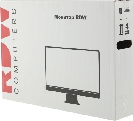 Монитор RDW Computers 23.8" RDW2401K/HDMI черный IPS 5ms 16:9 HDMI M/M матовая 1000:1 300cd 178гр/178гр 1920x1080 75Hz VGA DP (RUS)