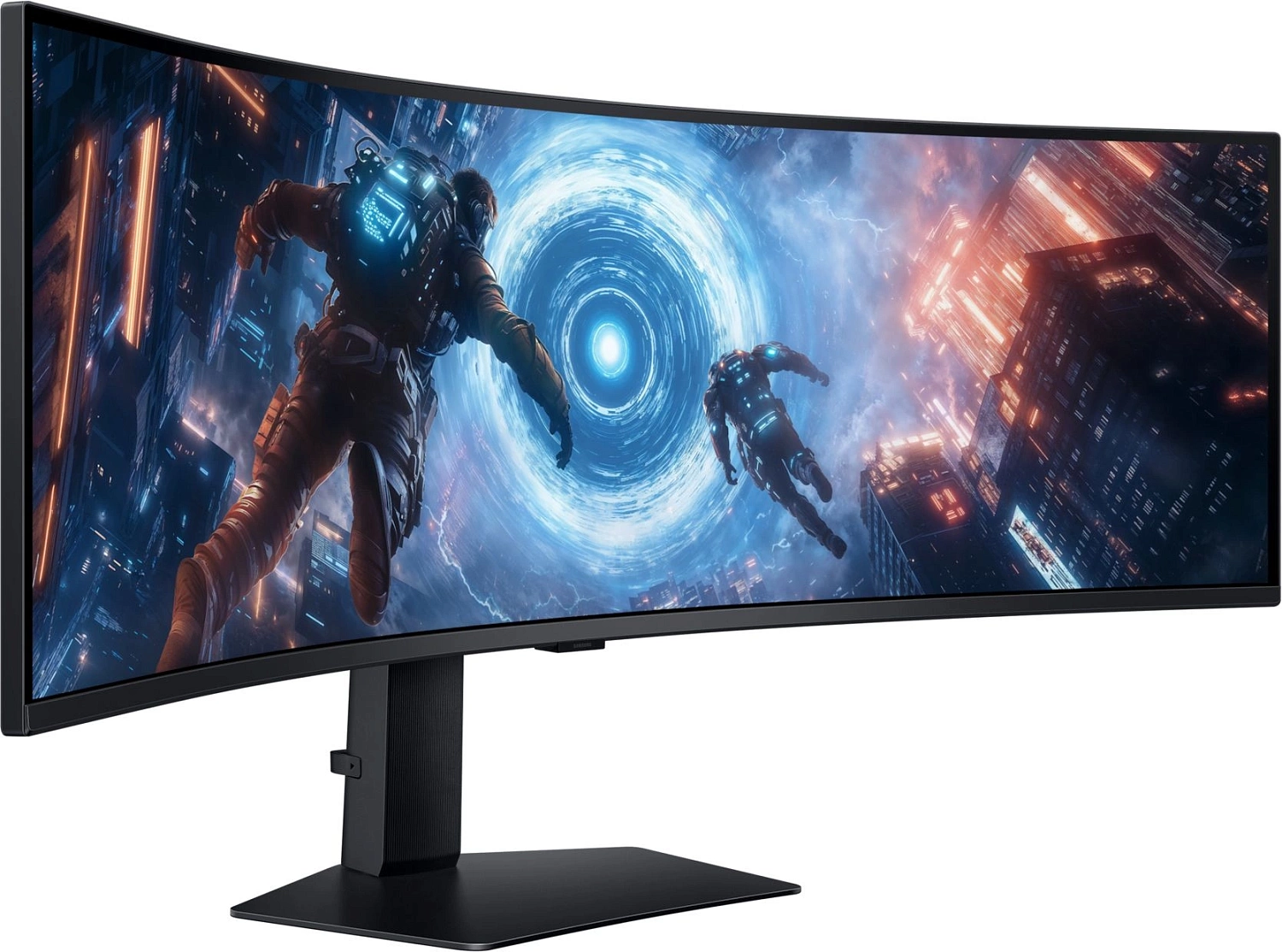 Монитор Samsung 49" S49FG916EIXCI черный VA LED 1ms 32:9 HDMI M/M матовая HAS 2500:1 350cd 178гр/178гр 5120x1440 144Hz DP 2K USB 15.6кг