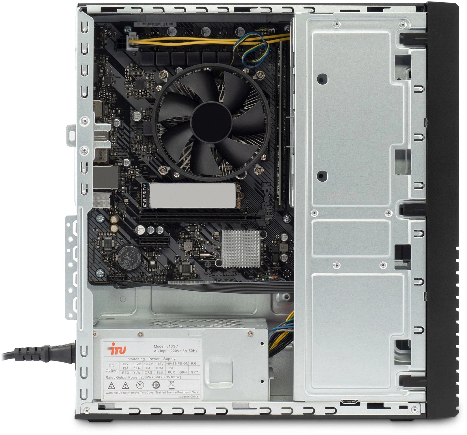 ПК IRU Planio 310H6SFC SFF i3 13100F (3.4) 16Gb SSD512Gb GT610 2Gb Windows 11 Pro GbitEth 230W черный (2153487)