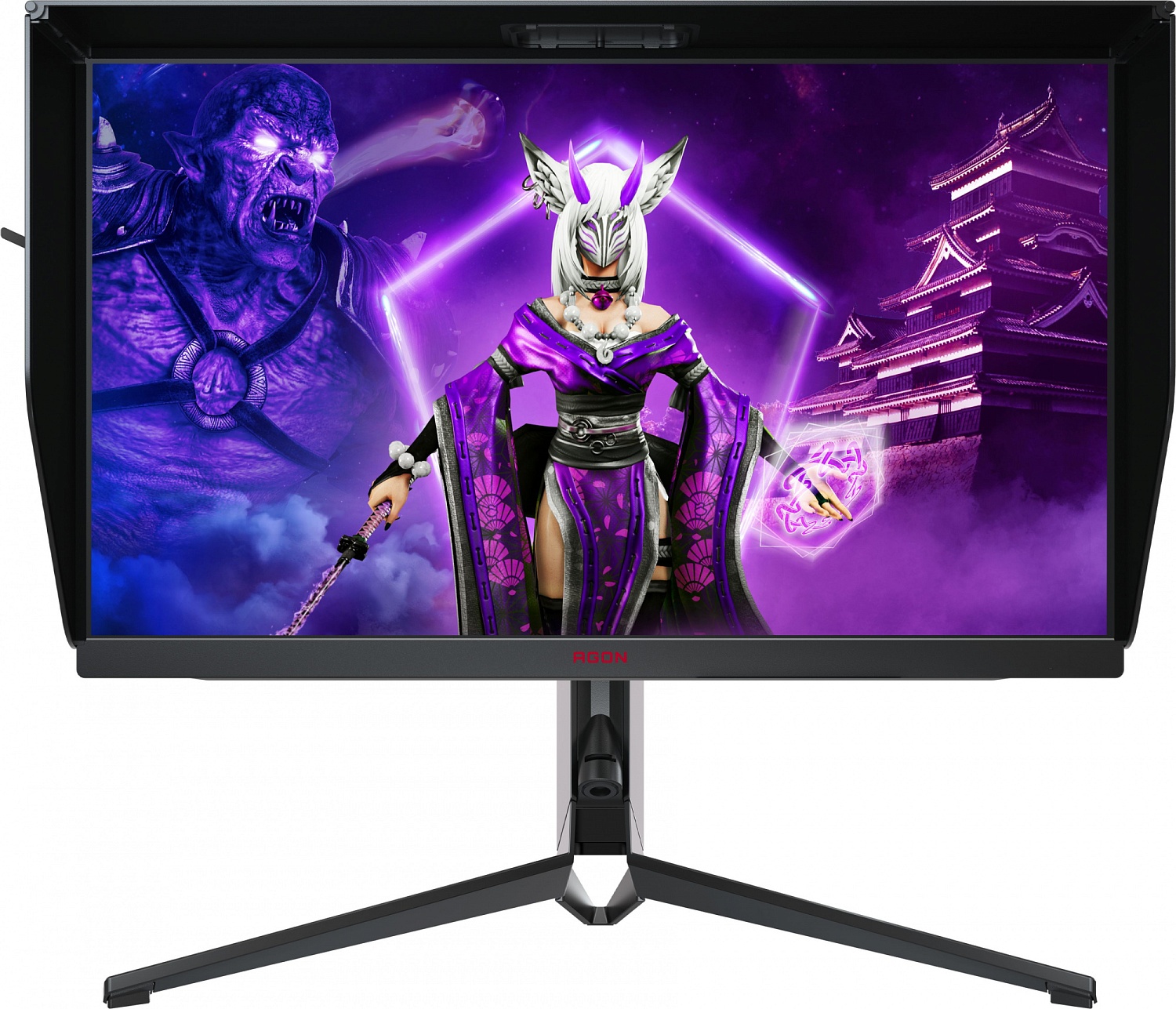 Монитор AOC 27" Agon AG274QXM черный IPS LED 16:9 HDMI M/M матовая HAS Piv 600cd 178гр/178гр 2560x1440 170Hz G-Sync FreeSync Premium DP 2K USB 8.15кг