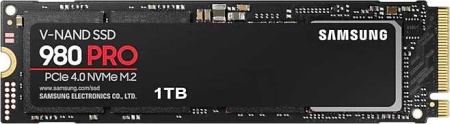 Тведотельный накопитель SSD M.2 (PCI-E NVMe) 1Tb Samsung 980 PRO (R7000/W5000MB/s) (MZ-V8P1T0BW analog MZ-V7P1T0BW) 1year