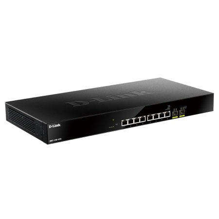 DMS-1100-10TS/A1A Настраиваемый L2 коммутатор с 8 портами 100/1000/2.5GBase-T и 2 портами 10GBase-X SFP+ (437151)