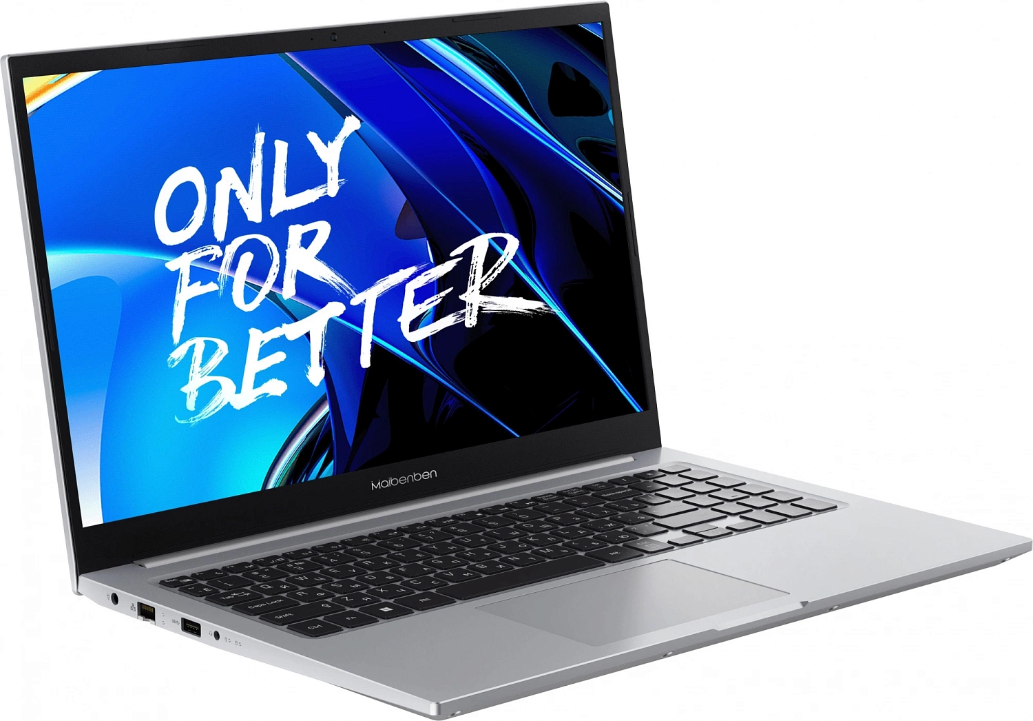 Ноутбук Maibenben M553 Ryzen 3 5300U 8Gb SSD512Gb AMD Radeon 15.6" IPS FHD (1920x1080) Linux silver WiFi BT Cam 4278mAh (M5531SB0LSRE0)