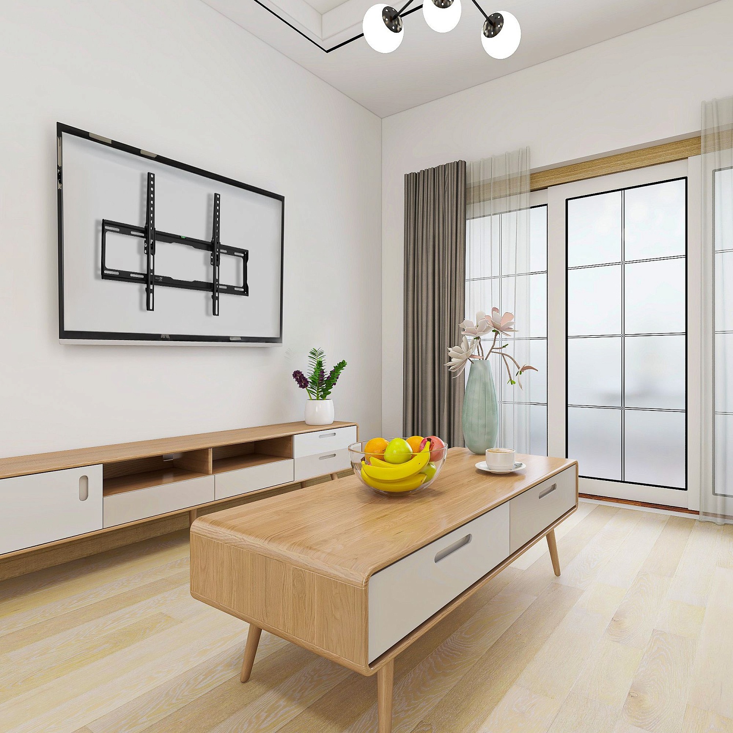 Кронштейн для телевизора Buro MT3 черный 32"-70" макс.40кг настенный наклон