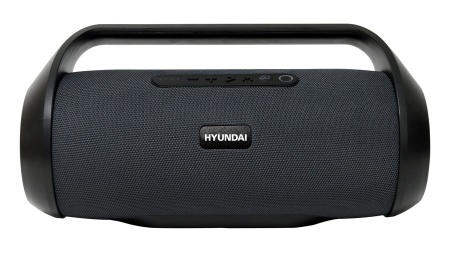 Колонка порт. Hyundai H-PAC420 серый/черный 50W 2.0 BT/3.5Jack/USB 10м 3600mAh