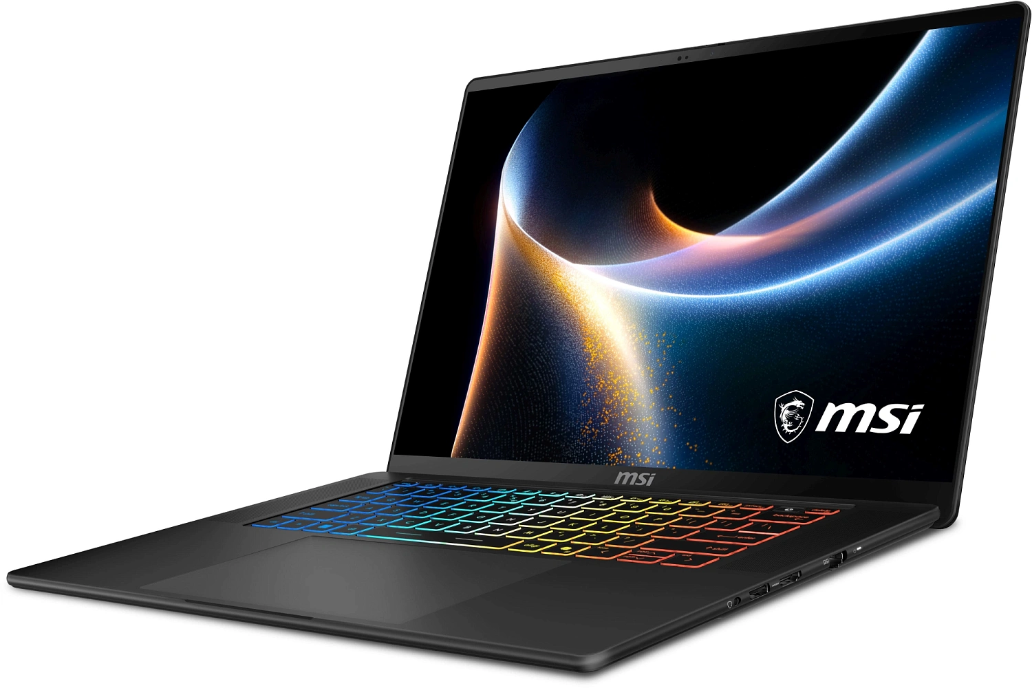 Ноутбук MSI Stealth 16 AI+ B3WI-012RU Core Ultra 9 386H 32Gb SSD1Tb NVIDIA GeForce RTX5080 16Gb 16" OLED QHD+ (2560x1600) Windows 11 Home black WiFi BT Cam (9S7-263111-012)