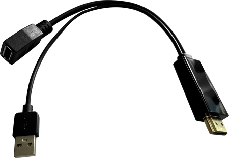 Переходник Buro HDMI (m)/DisplayPort (f) белый (BU-HDMI(M)-DP(F))