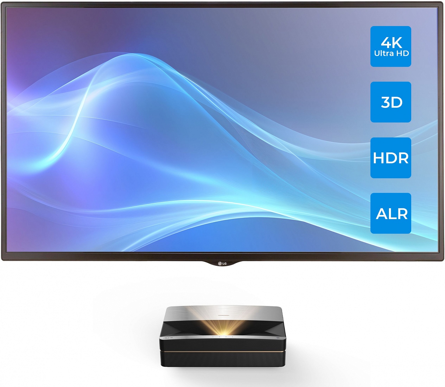 Проектор Cactus CS-U1.SG DLP 27200Lm (3840x2160) 800000:1 ресурс лампы:25000часов 2xUSB typeA 2xHDMI 9.7кг