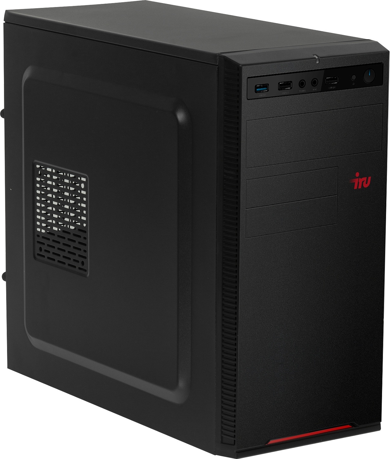 ПК IRU Home 320A3SE MT Ryzen 5 3500 (3.6) 16Gb SSD512Gb GTX1650 4Gb Free DOS GbitEth 400W черный (1974930)