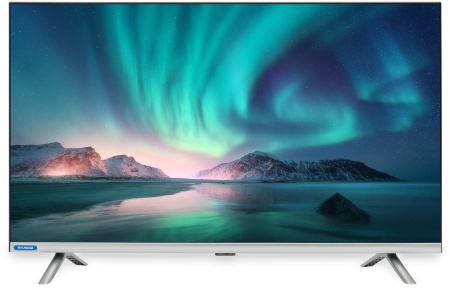 Телевизор LED Hyundai 32" H-LED32BS5008 Android TV Frameless серебристый HD 60Hz DVB-T2 DVB-C DVB-S2 USB WiFi Smart TV