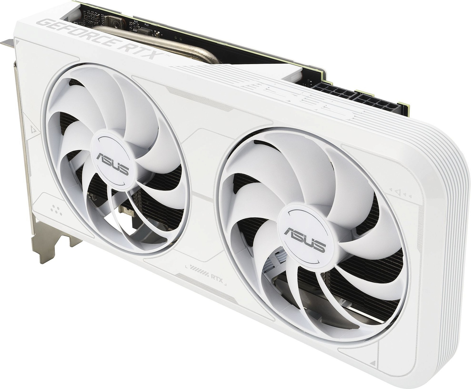 Видеокарта ASUS DUAL-RTX3060TI-O8GD6X-WHITE//RTX3060TI HDMI DP*3 8G D6X; 90YV0IP2-M0NA00