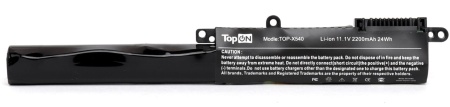 Батарея для ноутбука TopON 102256 11.1V 2200mAh литиево-ионная (TOP-X540)