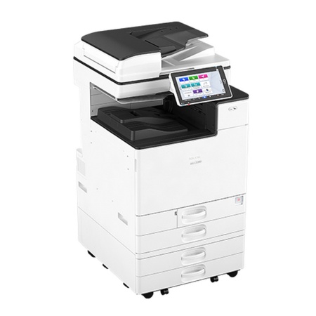 МФУ Ricoh IM C2000 (А3, цветное, 20/12 ppm A4/A3, 2 GB+HDD320 GB, 1200dpi, USB, Network, дуплекс, ARDF100, 2 х 550л, СМАРТ-панель управления 10,1", с девелопером, без тонера и инструкции) (418281), запуск инженером АСЦ