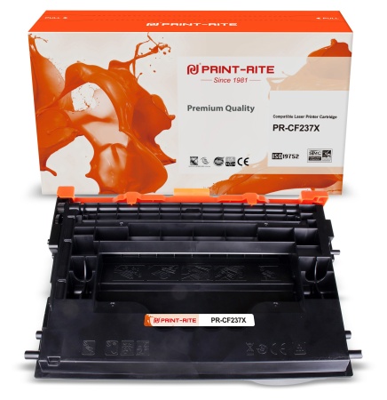 Картридж лазерный Print-Rite TFHA2YBPU1J PR-CF237X CF237X черный (25000стр.) для HP LJ M608n/M608dn/M609x/M631h/M631z/M632h