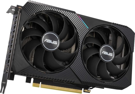 Видеокарта ASUS DUAL-RTX3060-12G-V2//RTX3060 HDMI*1 DP*3 12G D6; 90YV0GB3-M0NA10