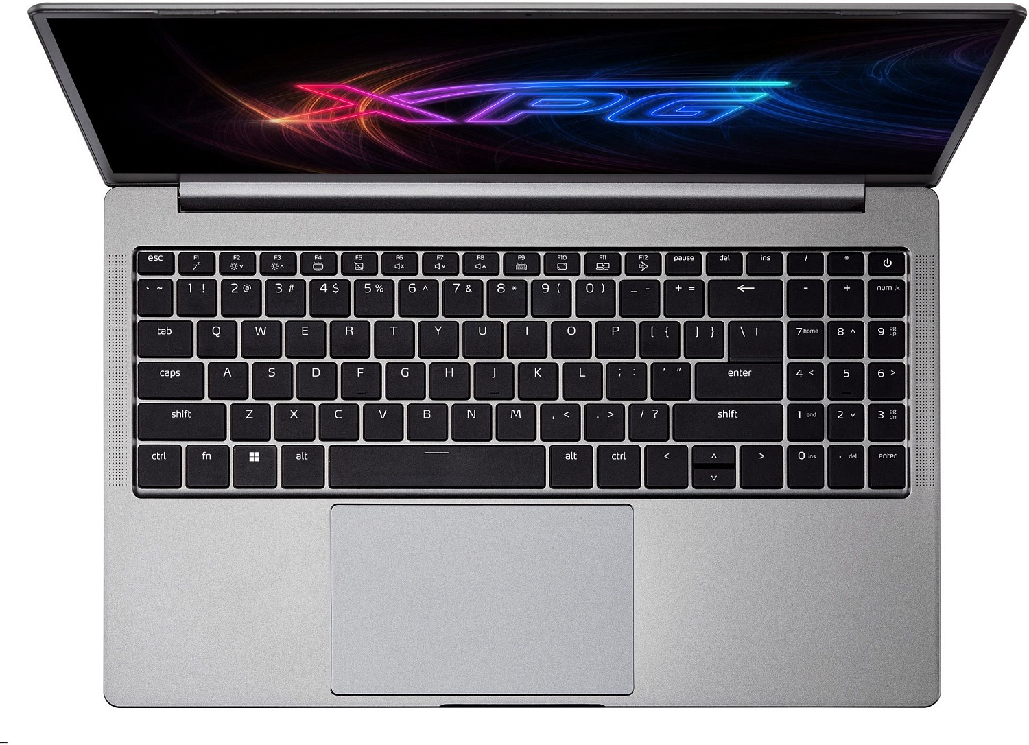 Ноутбук Adata XPG Xenia 15TC Core i5 1135G7 16Gb SSD512Gb Intel Iris Xe graphics 15.6" IPS FHD (1920x1080) Free DOS silver WiFi BT Cam (XENIATC15I5G11GXEL850L9-GYCRU)