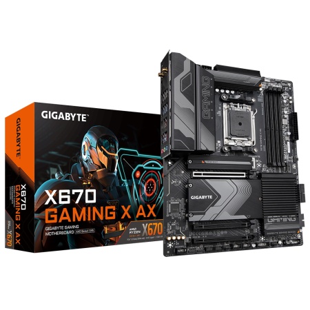 Материнская плата Gigabyte X670 GAMING X AX SocketAM5 AMD X670 4xDDR5 ATX AC`97 8ch(7.1) 2.5Gg RAID+HDMI