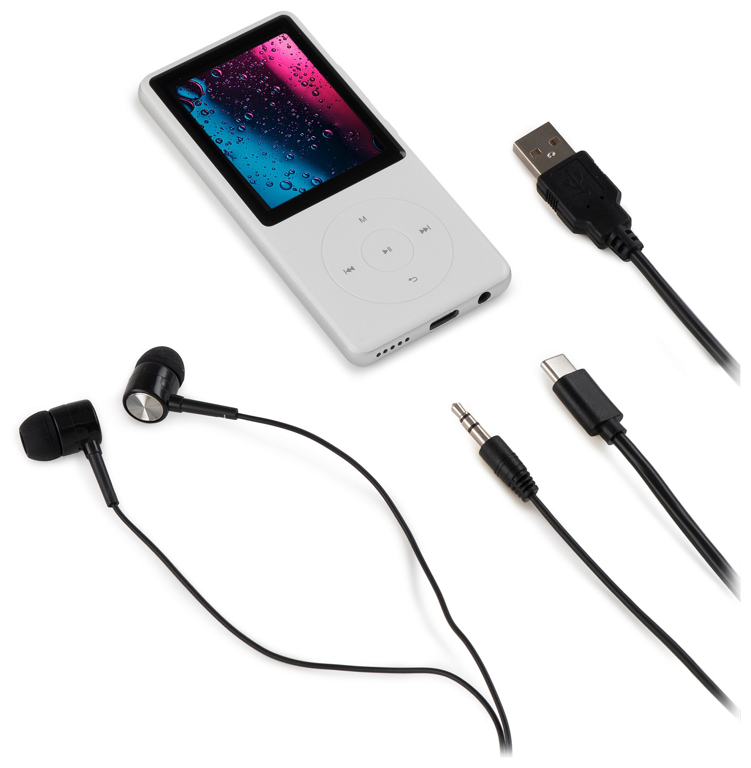 Плеер Hi-Fi Flash Digma M5 BT 16Gb белый/2.4"/FM/microSD/microSDHC/clip Плеер Hi-Fi Flash Digma M5 BT 16Gb белый/2.4"/FM/microSD/microSDHC/clip