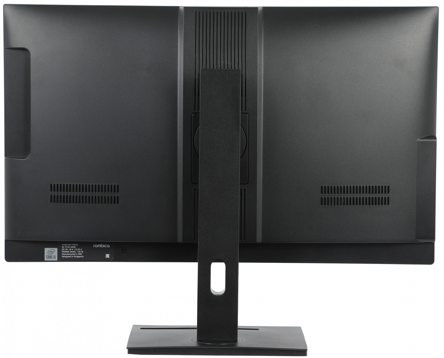 Моноблок Rombica Helios 27" Full HD i5 10400 (2.9) 8Gb SSD512Gb UHDG 630 DVDRW noOS GbitEth WiFi BT клавиатура мышь Cam черный 1920x1080