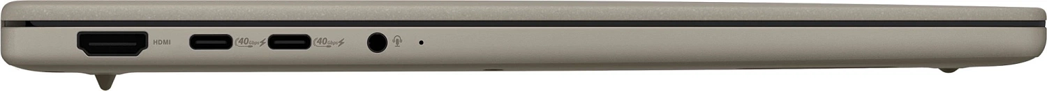 Ноутбук Asus Zenbook 14 UX3407QA-QD197W Snapdragon X X1-26-100 16Gb SSD512Gb Qualcomm Adreno 14" OLED WUXGA (1920x1200) Windows 11 Home beige WiFi BT Cam Bag (90NB1501-M00850)