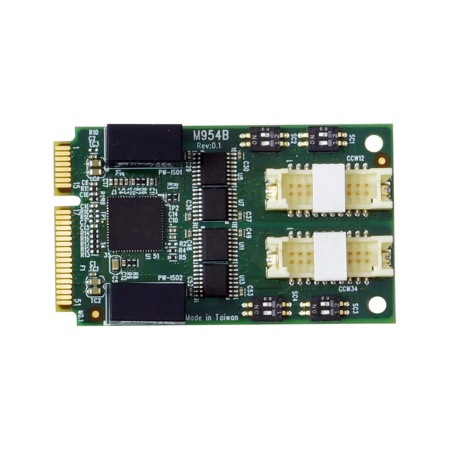 M954B-4C Плата интерфейсная Mini PCIe to 4 Port isolation RS232 / RS485 / RS422 module