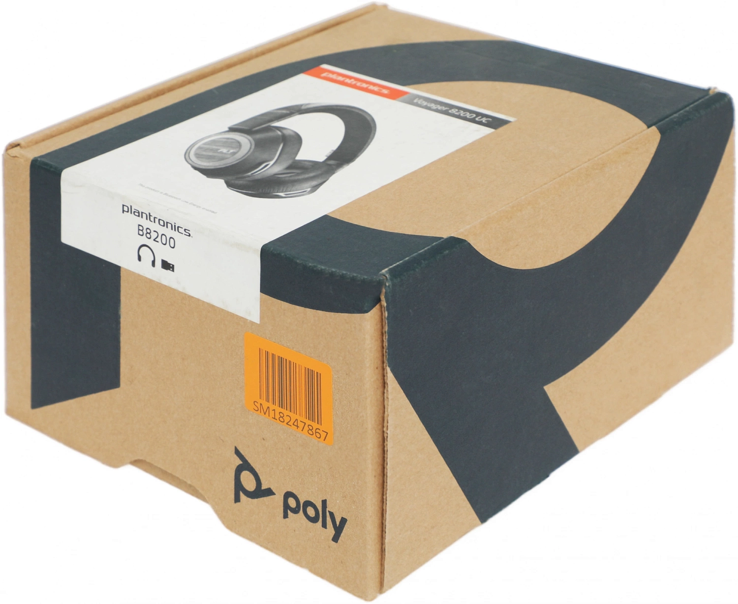 Наушники с микрофоном Poly B8200 черный мониторные BT оголовье (208769-01)