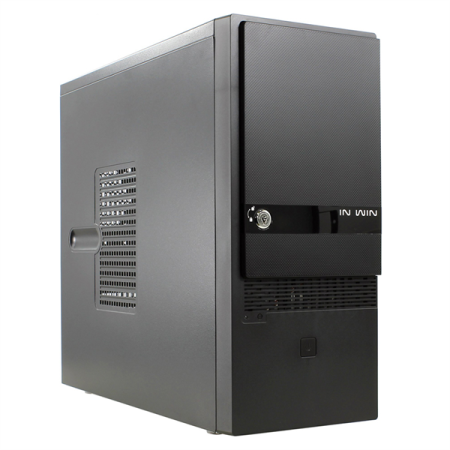 Корпус Midi Tower InWin EC046 Black 450W RB-S450HQ7-0 U3.0*2+A(HD) + key lock & key ATX