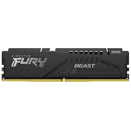 Модуль памяти Kingston 16GB DDR5 5200 DIMM FURY Beast Black EXPO Non-ECC, 1RX8 36-40-40 1.25V 288-pin 16Gbit